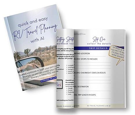 Free AI-Powered RV Travel Planner Workbook